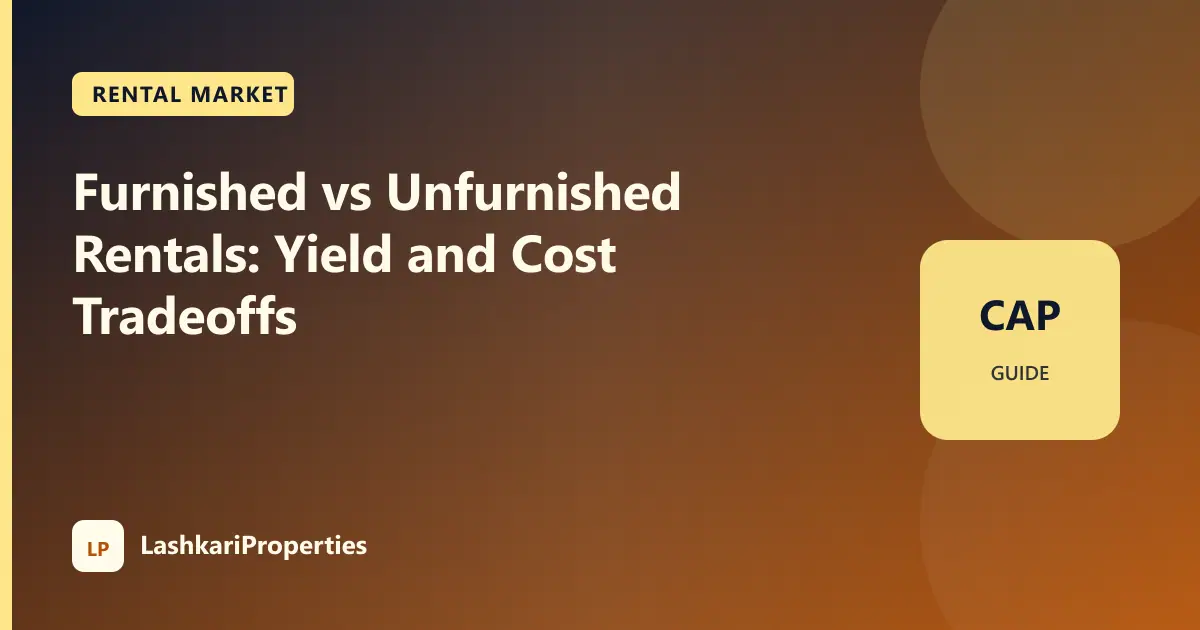 Furnished vs Unfurnished Rentals: Yield and Cost Tradeoffs