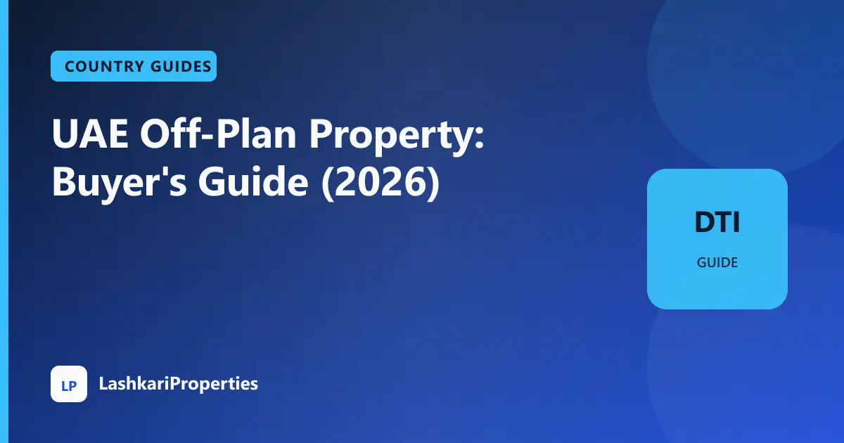 UAE Off-Plan Property: Buyer's Guide (2026)