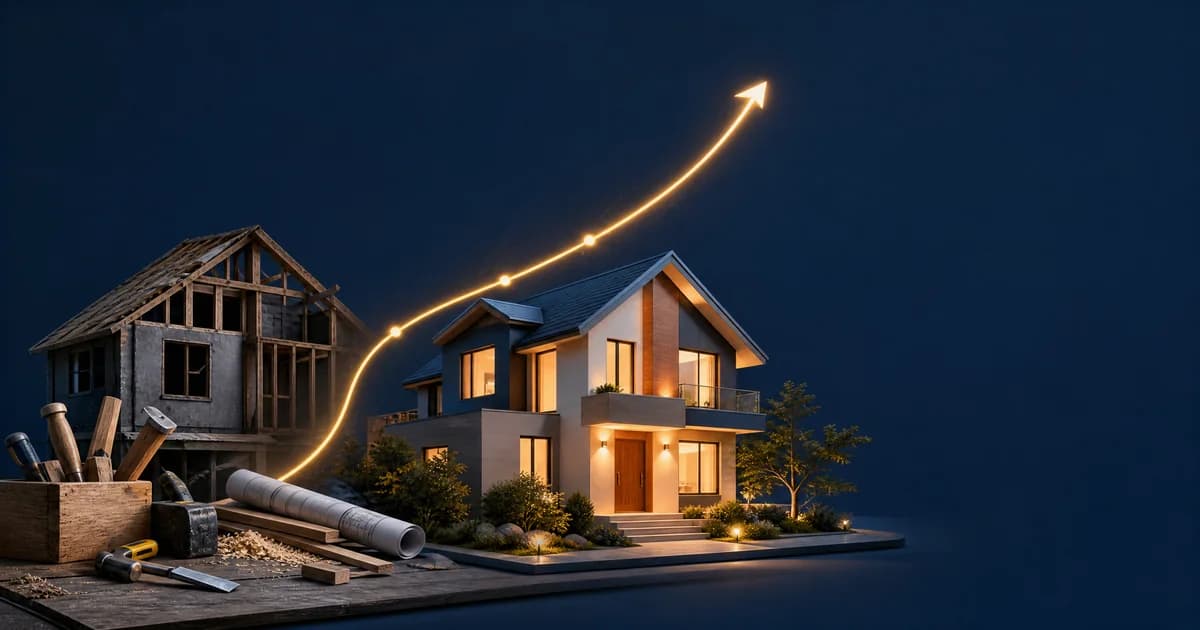 Illustration for the Renovation ROI Calculator: Find out whether a renovation adds more value than it costs before you commit.