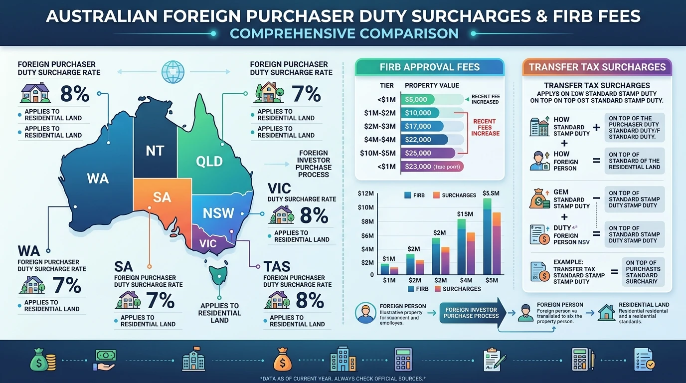Foreign Purchaser Additional Duty Surcharge Comparison Diagram