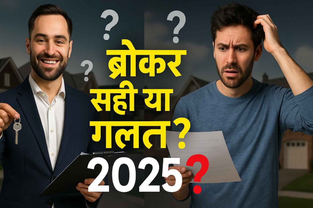 ब्रोकर से प्रॉपर्टी लेना चाहिए या नहीं